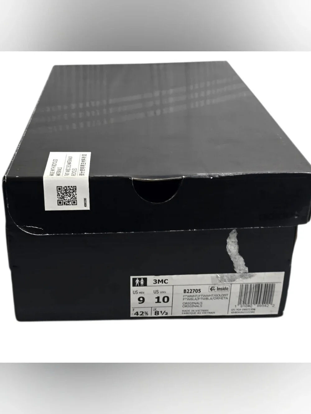 Size 9 Mens 10 Womens - adidas 3MC Vulc Cloud White NIB